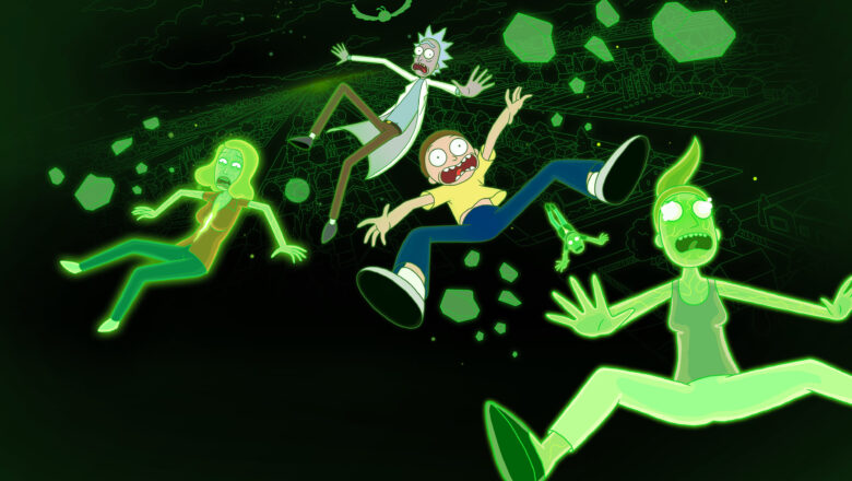 Rick and Morty burning series